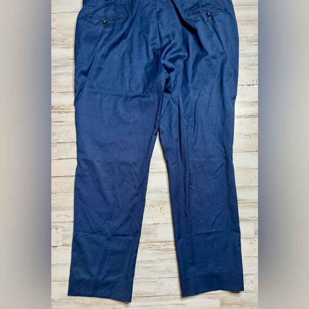 Brooks Brothers Pants Men's 40x29 Blue Regent Fit BrooksFlex Reda Flexo Wool - Picture 11 of 11